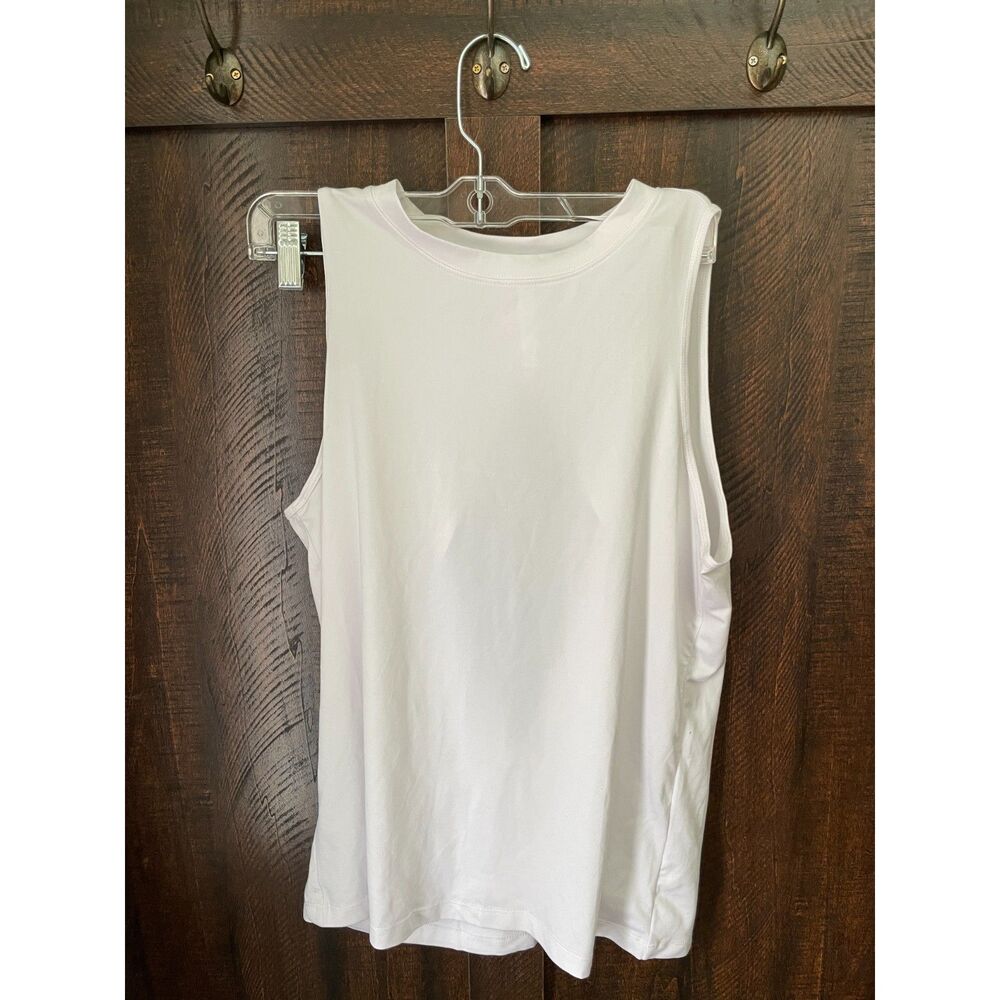 Open Back Twist Tank Top | Sleeveless Workout Yoga Athleisure Shirt Small